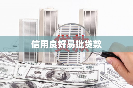 天心信用良好易批贷款