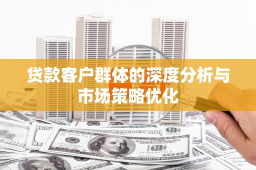 天心贷款客户群体的深度分析与市场策略优化