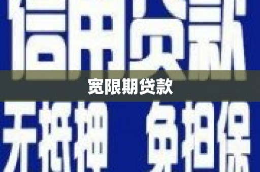 天心宽限期贷款