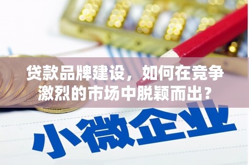 天心贷款品牌建设，如何在竞争激烈的市场中脱颖而出？
