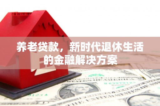 天心养老贷款，新时代退休生活的金融解决方案