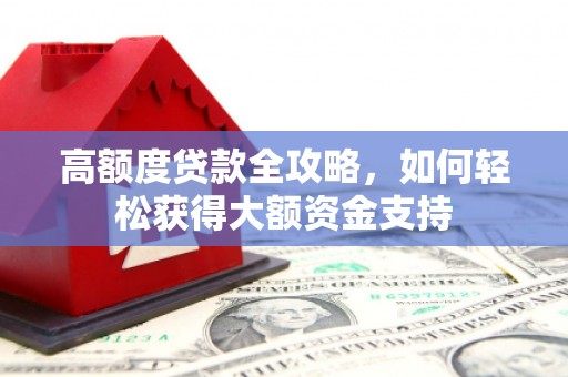 天心高额度贷款全攻略，如何轻松获得大额资金支持